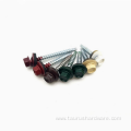 Painted Color Head Hex Head Roof Self-Drilling Screws